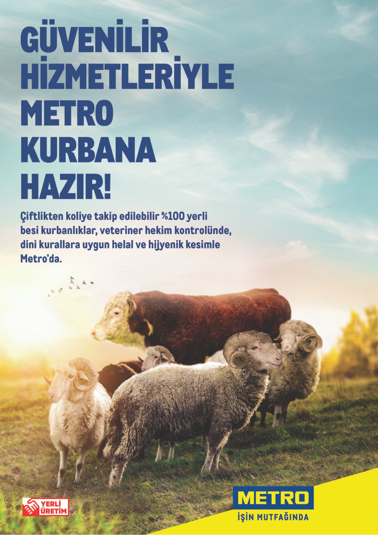 Metro Türkiye’de İzlenebilir Kurbanlik Satisları Basladi