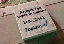 Ankara Kaldırımlarında Matematik Formülleri