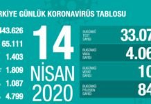 Corona Türkiye Tablosu Vaka Sayısı