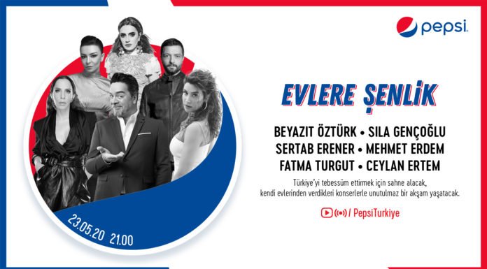 Pepsi ile Evlere Şenlik” Konseriyle Bayramda Evinize Konuk Oluyor Pepsi ile Evlere Senlik