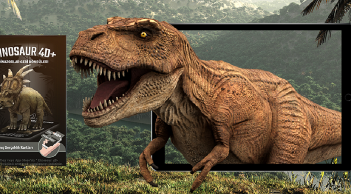 FUN4EDU 4D Yeni Nesil Eğitici Kartlar ile Dinozorlar Evinizde dinozor