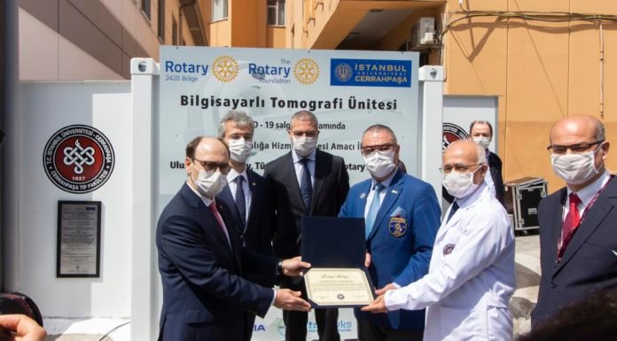 Türkiyen’nin COVID-19 Mücadelesinde Kullanılacak İlk Mobil Tomografi Cihazı Hizmete Girdi mobil tomografi cihazi