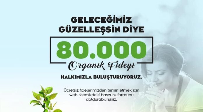 Geleceğimiz Güzelleşsin Diye 80 Bin Organik Fide… organik fide