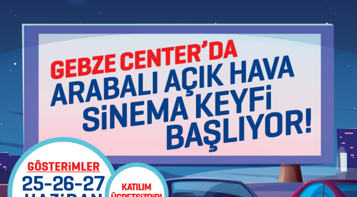 Gebze Center AVM’de Arabalı Açıkhava Sineması Günleri Başlıyor… Gebze Center AVM'de Arabali Acikhava Sinemasi