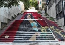Mimozalı Kadın Beyoğlu’nun Kullanılmayan Merdivenlerinde