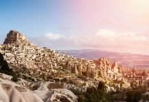 ‘Dünyanın En Yüksek Peri Bacası’ Uçhisar’a Ziyaretçi Akını