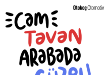 “Cam Tavan Arabada Güzel” Cam Tavan Arabada Güzel