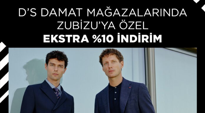 D’S Damat’ın Yeni Sezonuna Özel %10 İndirim Fırsatı ZUBİZU’da! D’S damat’ın yeni sezonuna özel %10 indirim fırsatı ZUBİZU’da!